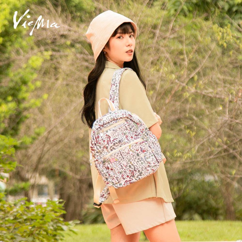 日系輕量學院風後背包-兔子夢幻花園 (F2966)