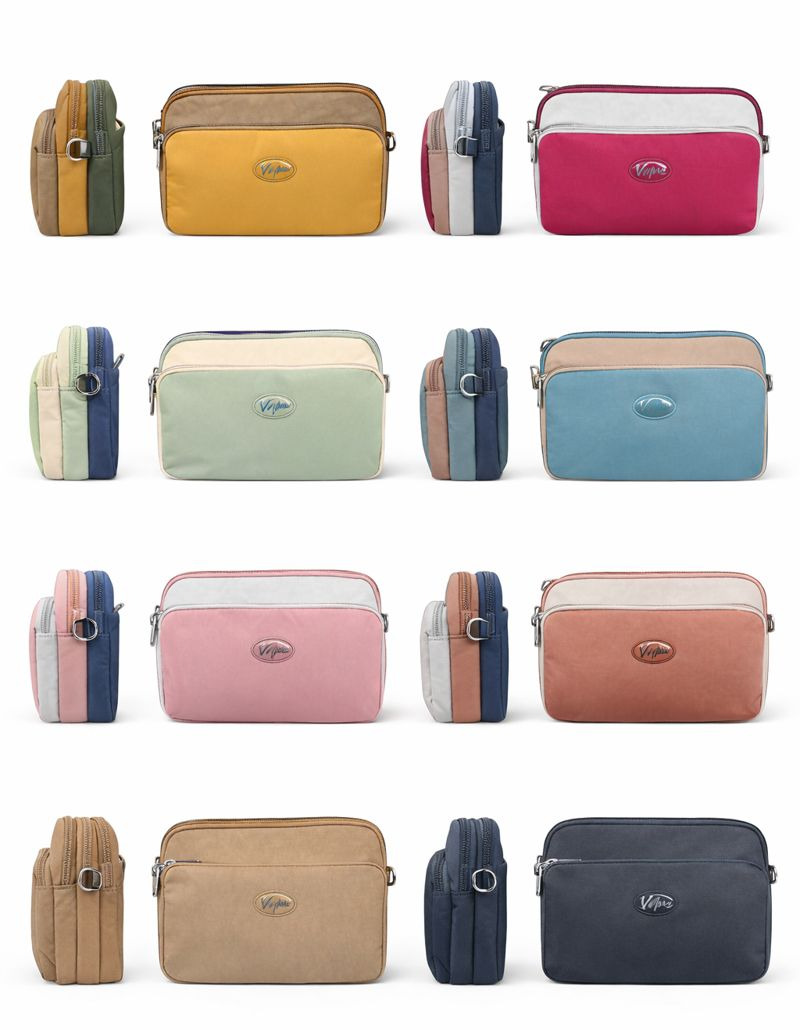 [預購新色]日系撞色多層方糖包-8色6808