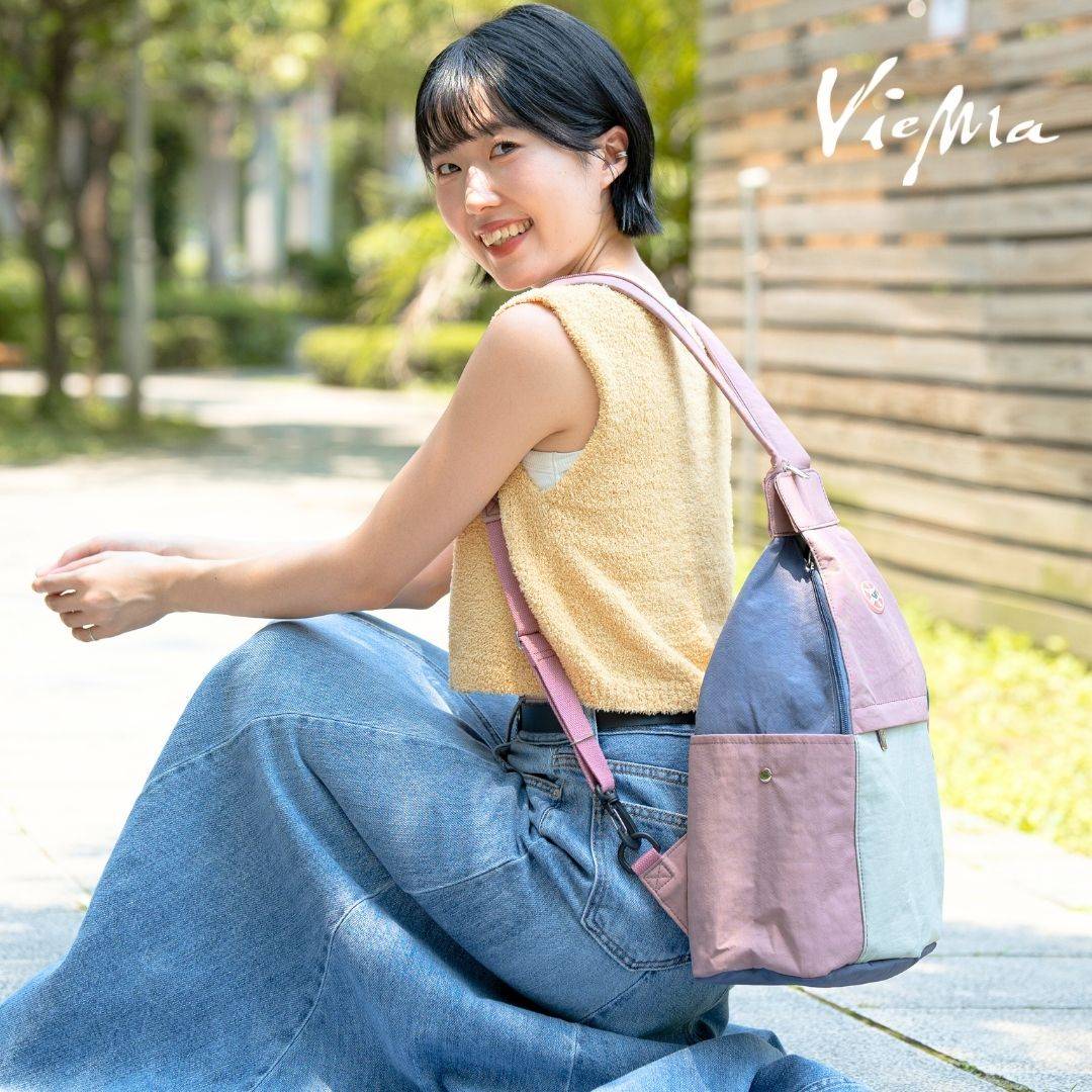 [新色]日系魔法精靈變身後背包-豆沙粉+牛仔藍9894中