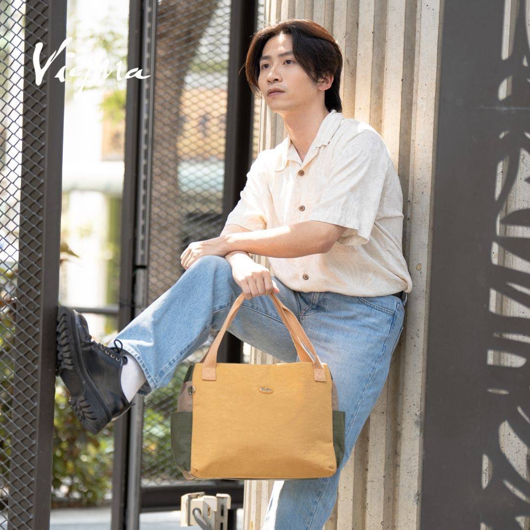 每日大方托特包/公事/電腦/媽媽包-大地黃(7213)