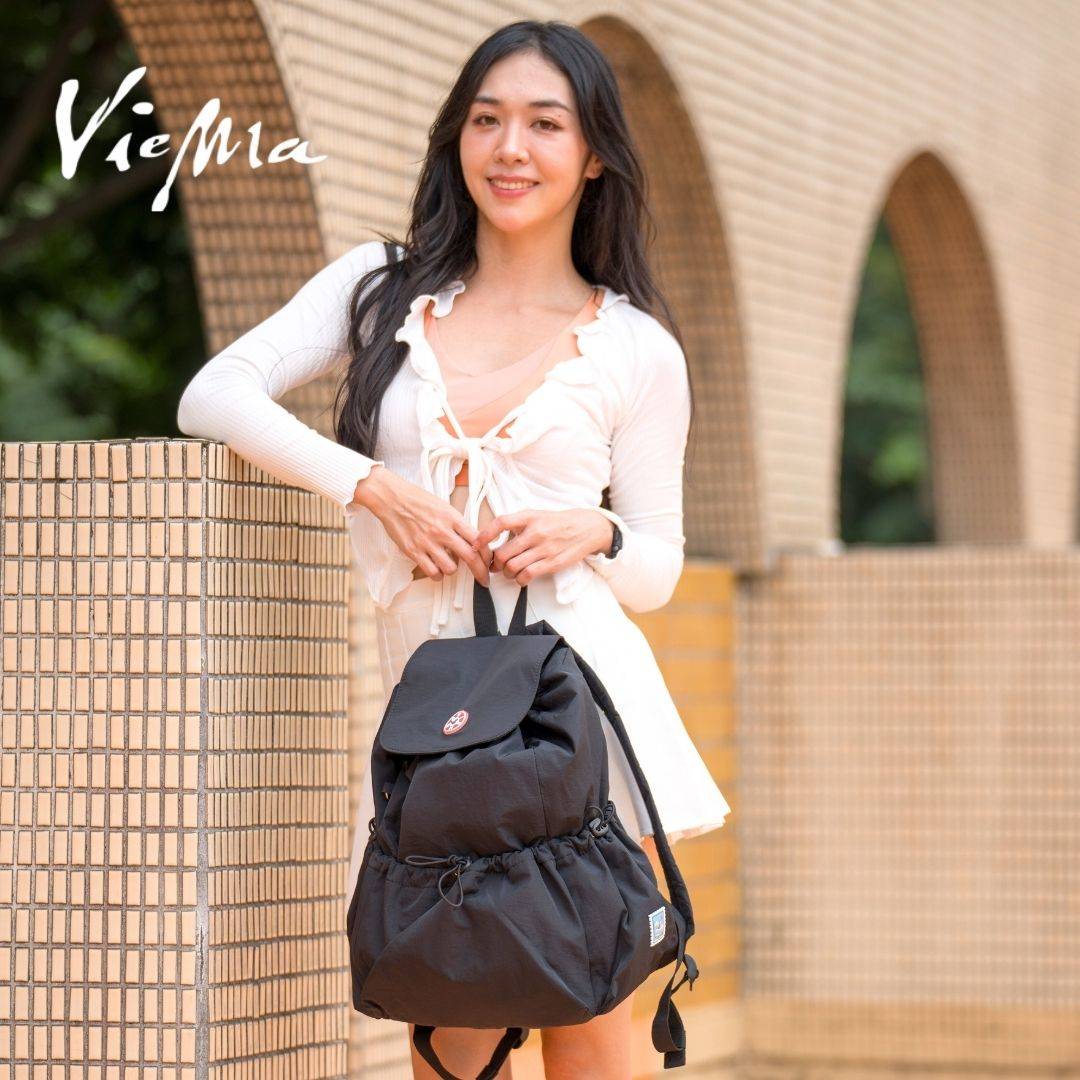 [熱銷補貨]東京旅人束口後背包-東京時尚黑(7315)