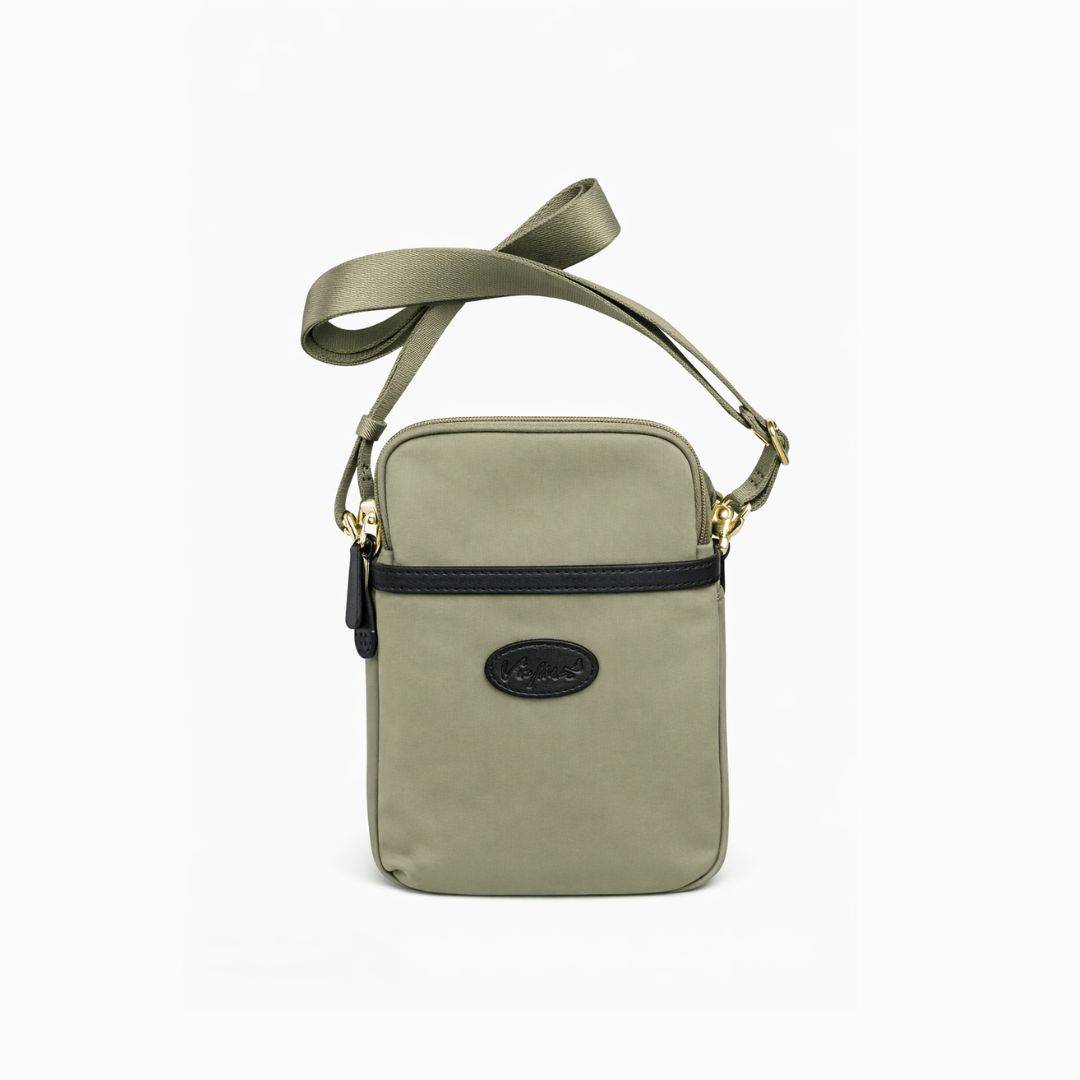 [新色]玩色皮革拼接直式小包-鼠尾草綠(6020)