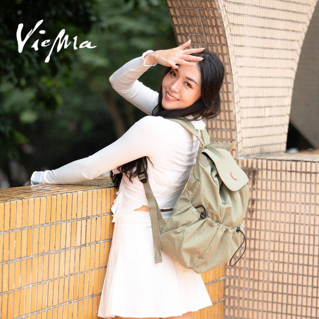 [熱銷補貨]東京旅人束口後背包-奈良白綠(7315)