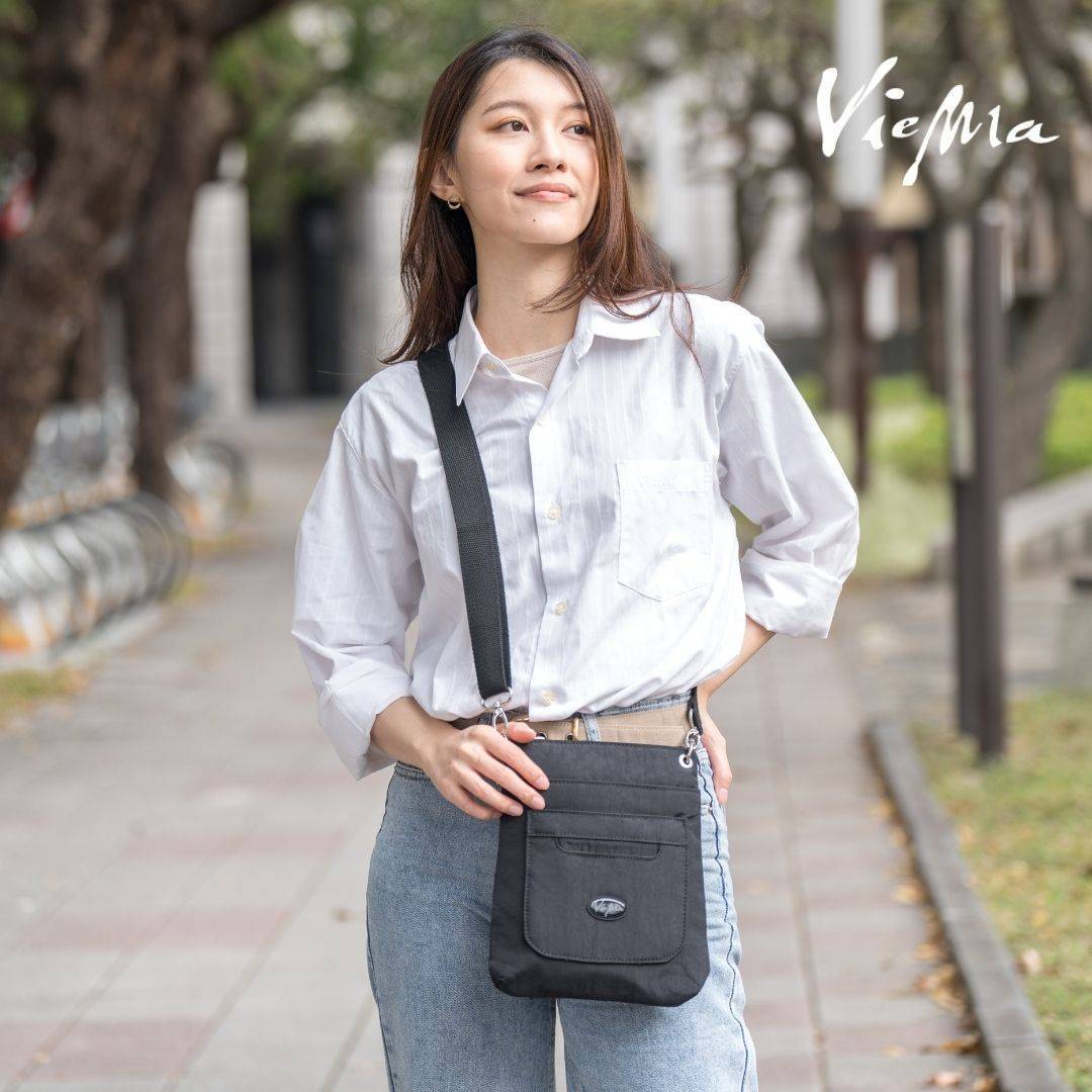 日本三色糰子口袋悠遊包-個性經典黑 (1417)