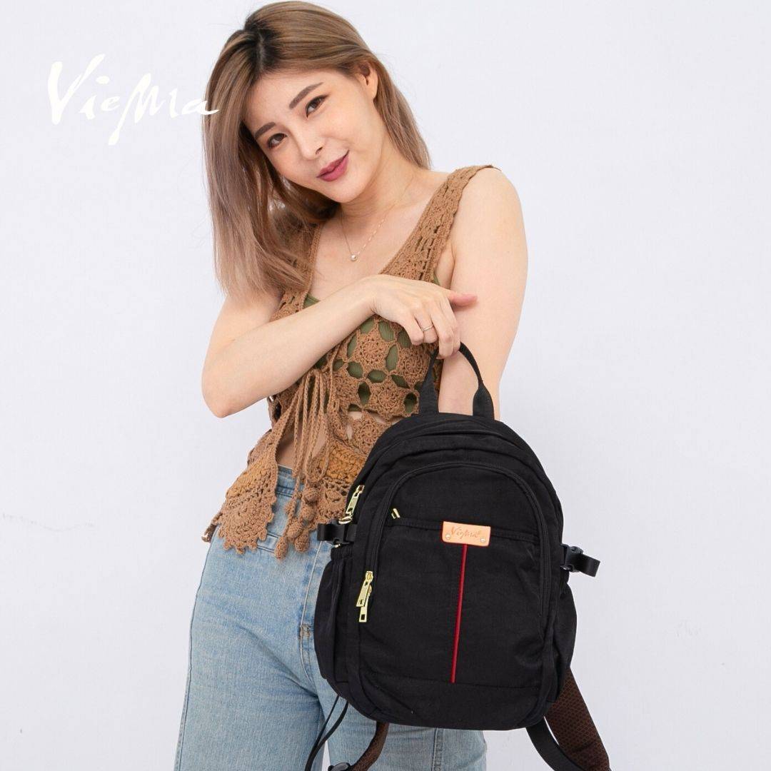 日系美式運動風護背後背包-黑色(2788)