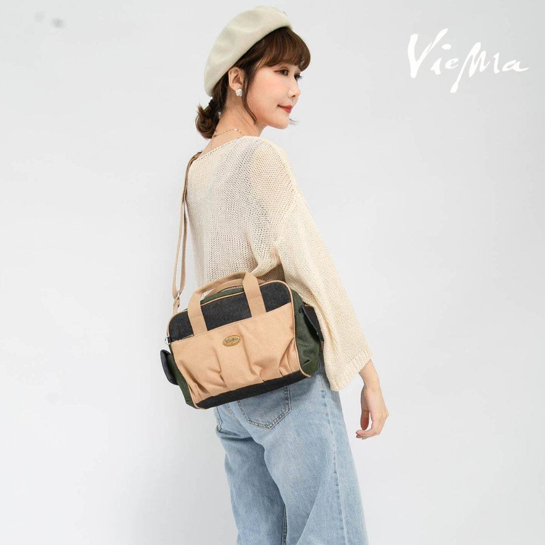 日系丹寧牛仔手提斜背包-四色可選2331A