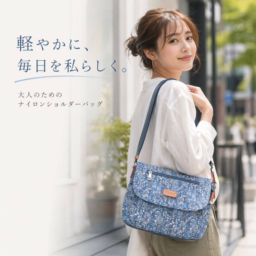 【熱銷回歸】日系限量藍蝴蝶結多格層信封包(2841A)