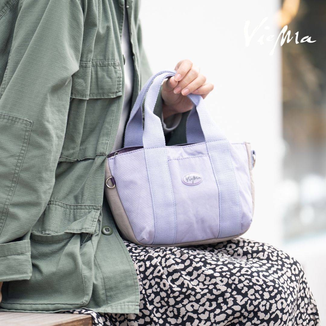 日系小泡芙迷你托特包-水晶紫 (9856) 日系小泡芙迷你托特包-水晶紫 (9856)