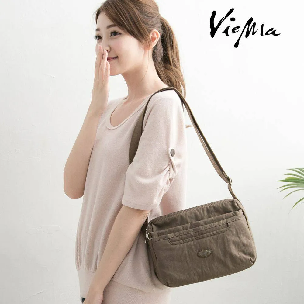 日系千層郵差包-栗子單色(5045)