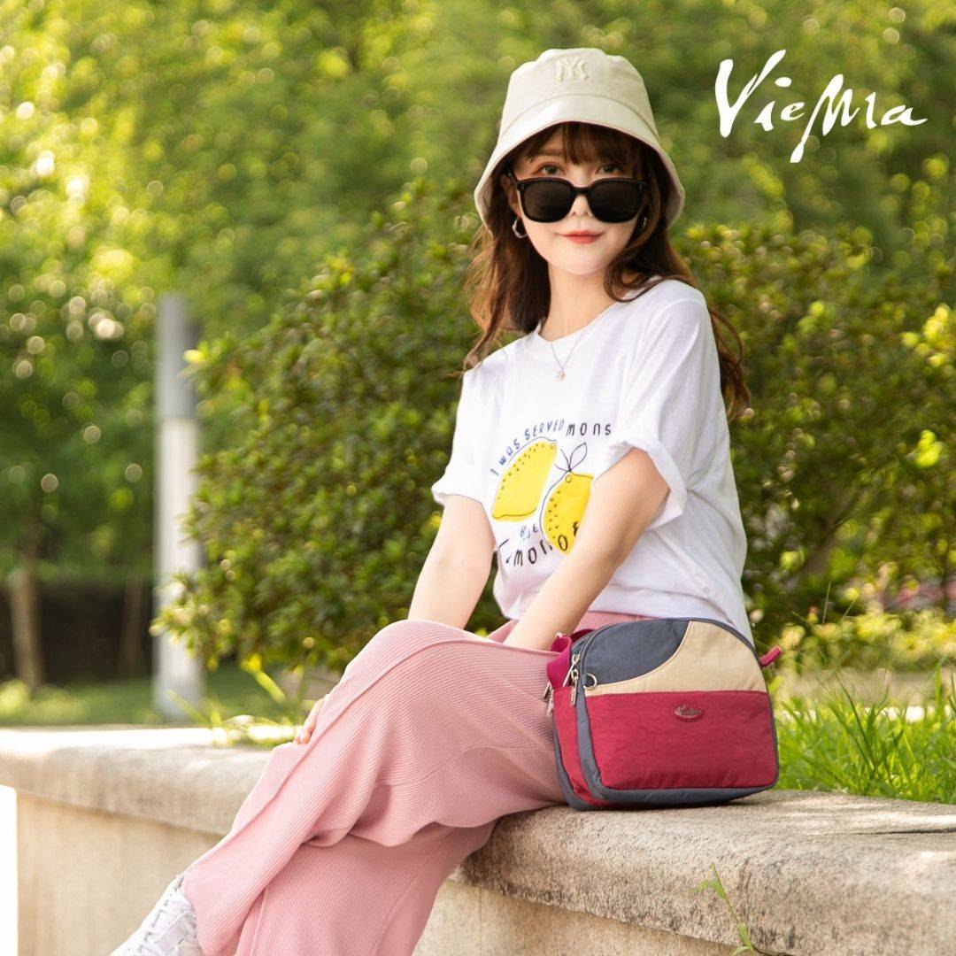 【熱銷補貨】輕日系三層小圓豆腐包-桃粉( 6824)