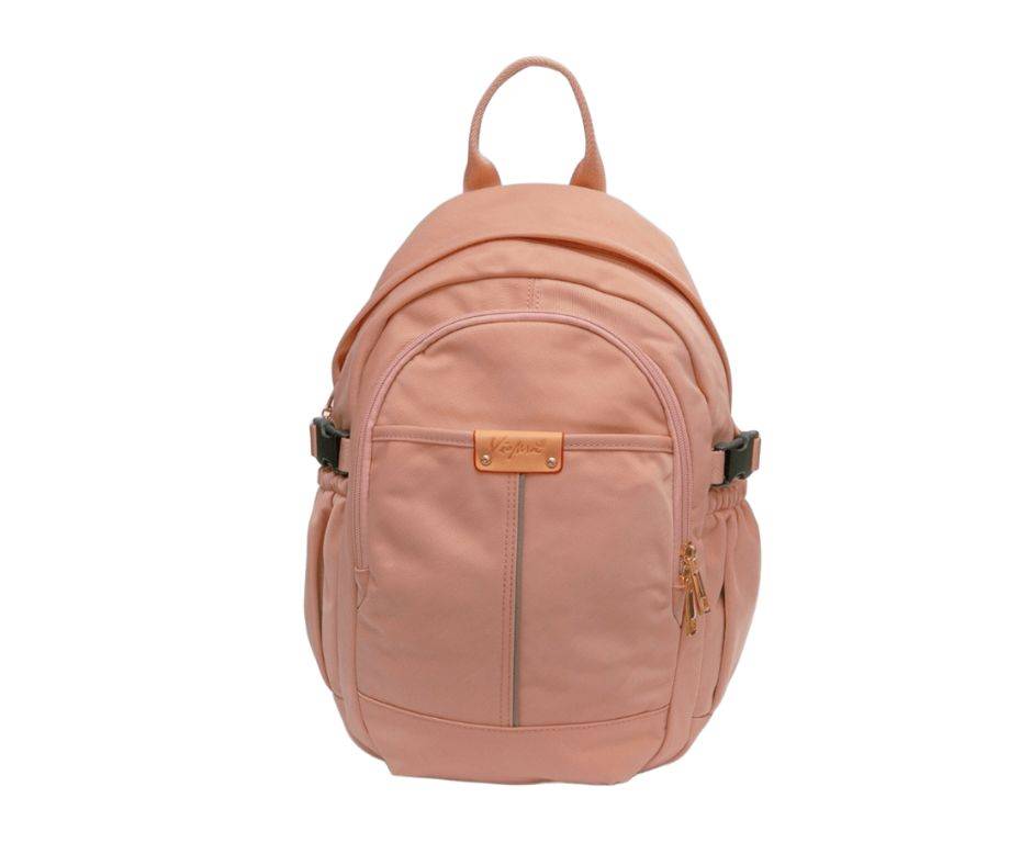 日系美式運動風護背後背包-豆沙粉色(2788)