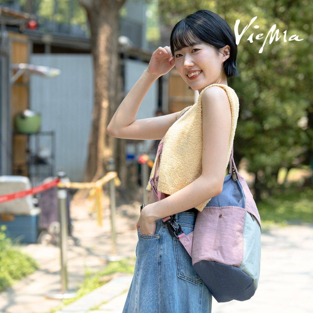 [新色]日系魔法精靈變身後背包-豆沙粉+牛仔藍9894中